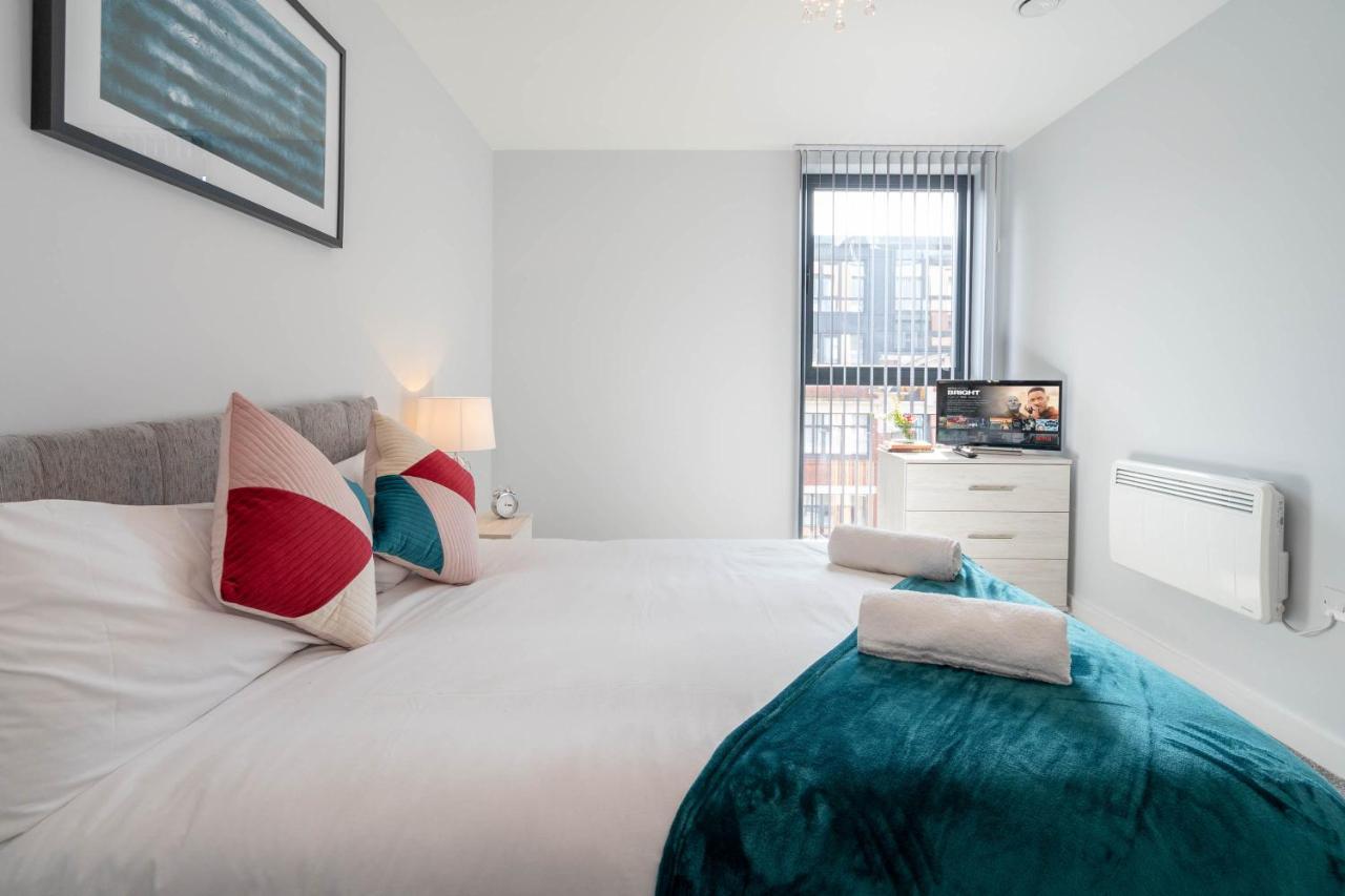 New Build - 2 Bed Snug Modern Apartment - Juliet Balcony - Roof Top Terrace - Digbeth, Birmingham City Centre - Free Netflix & Smart Tv Esterno foto
